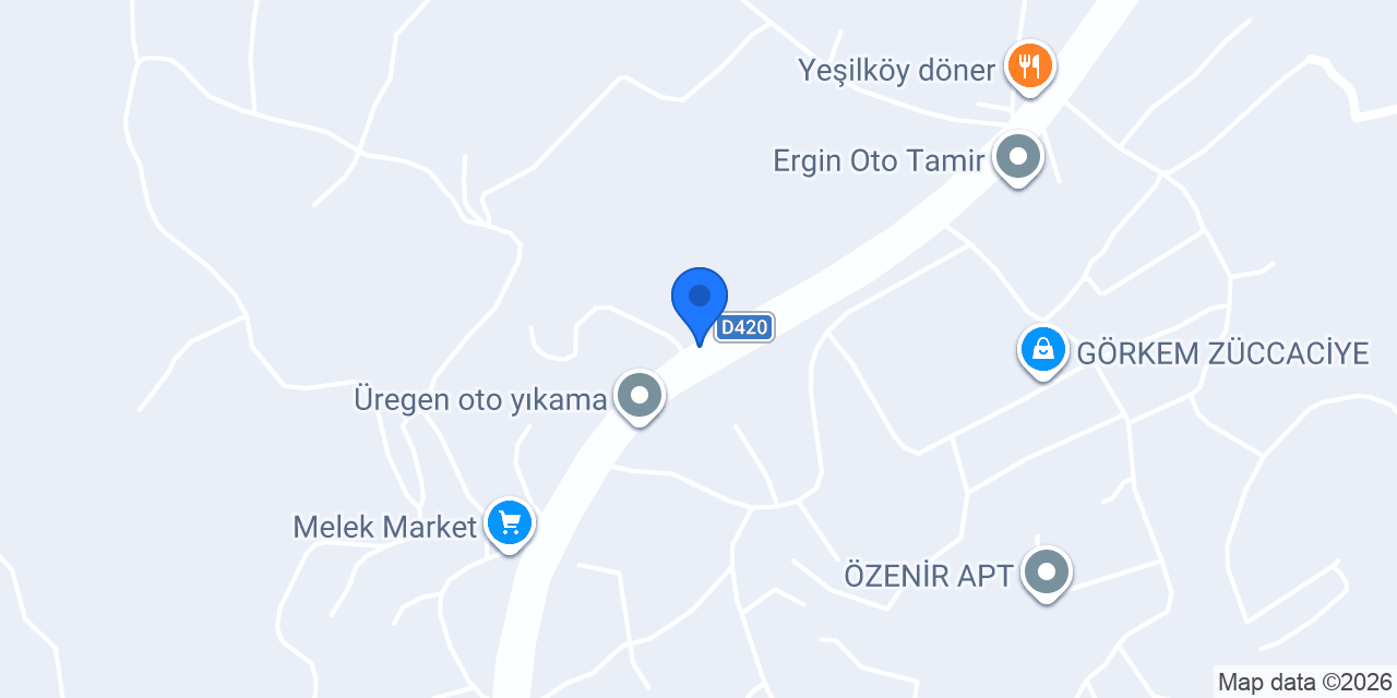 Üregen oto lastik konumu