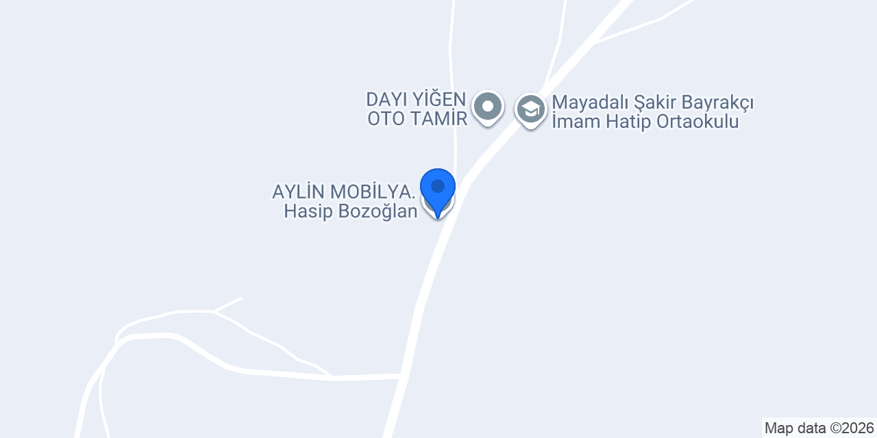 AYLİN MOBİLYA.Hasip Bozoğlan konumu
