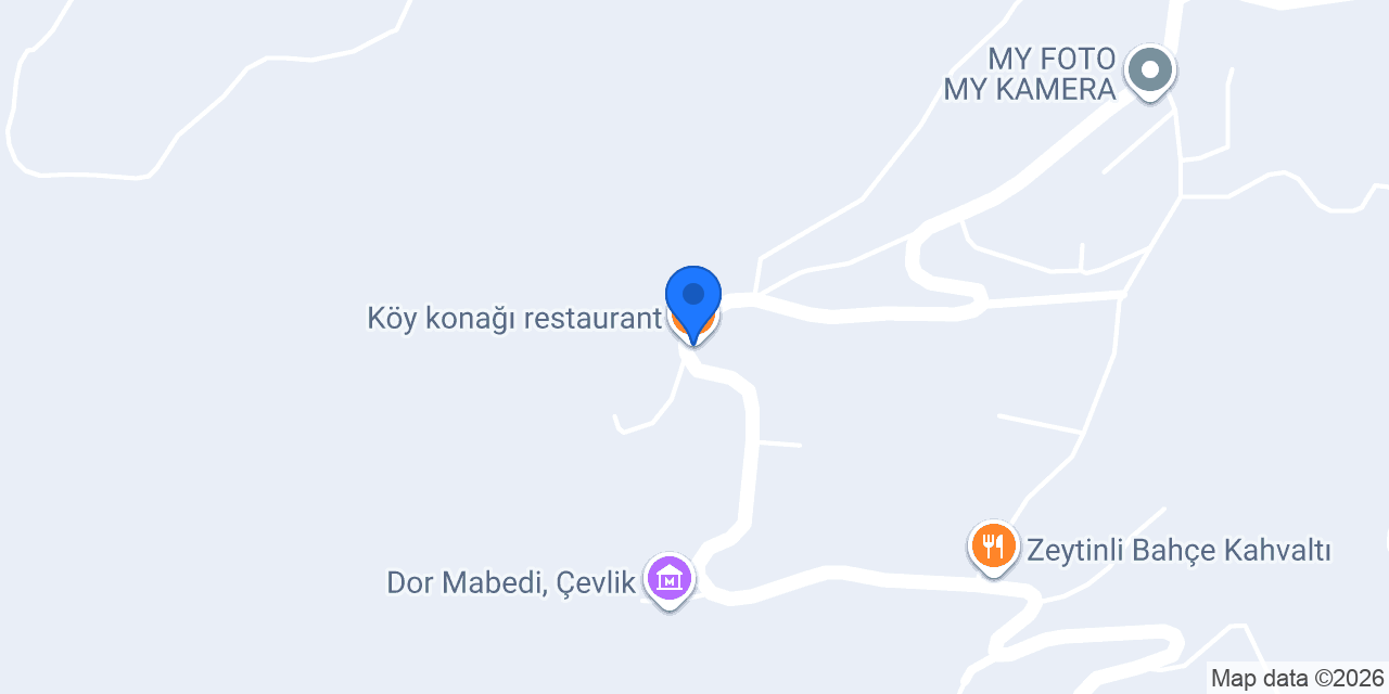 Köy konağı restaurant konumu