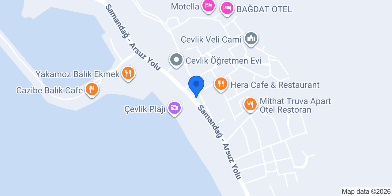 Amanos Restaurant Kebap Balık Çevlik konumu