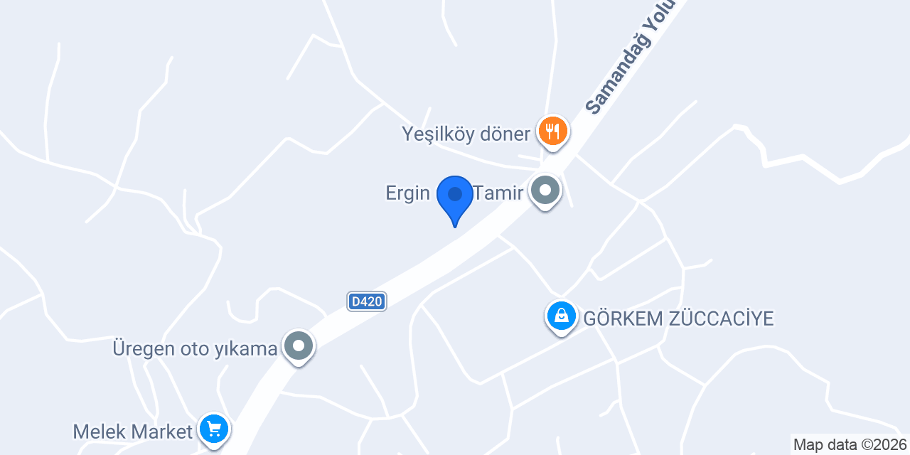 Özen Mobilya konumu