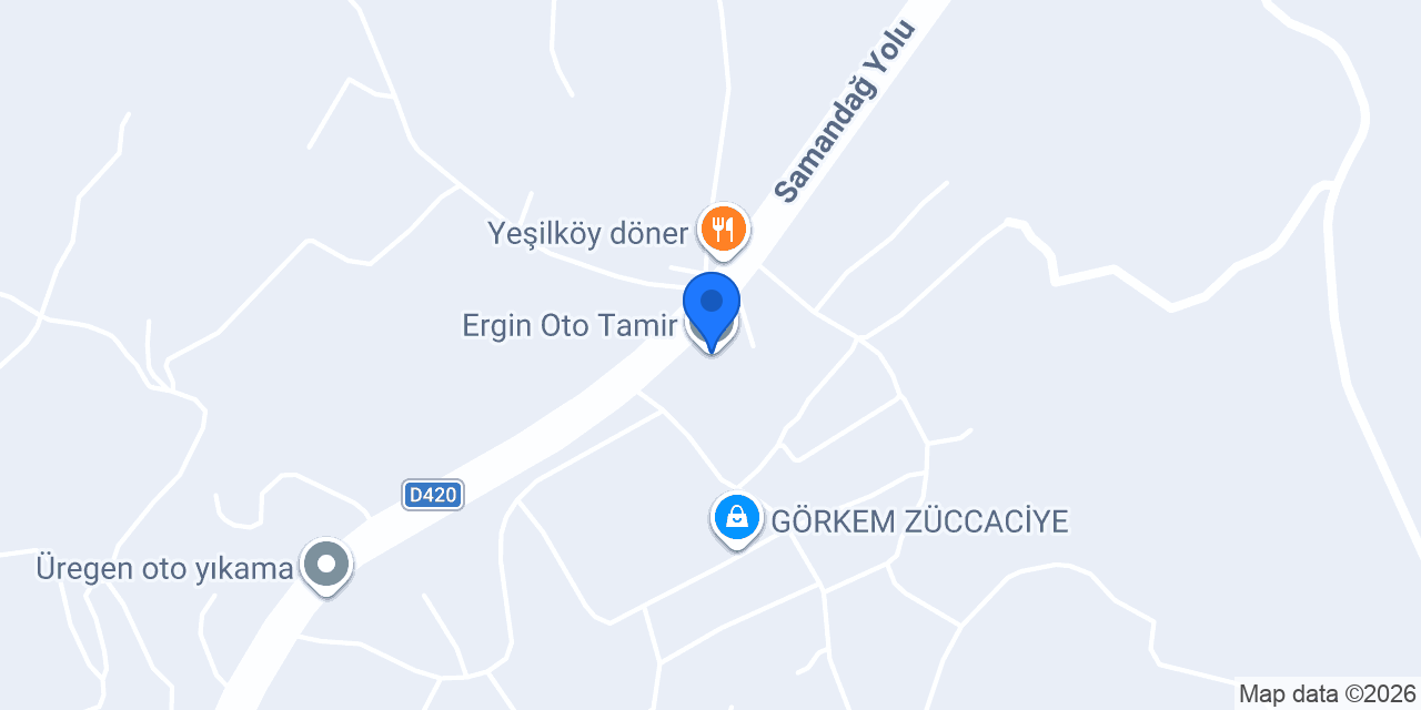 Ergin Oto Tamir konumu