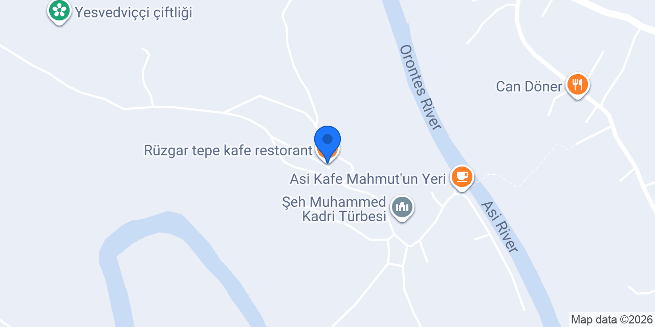 Rüzgar tepe kafe restorant konumu