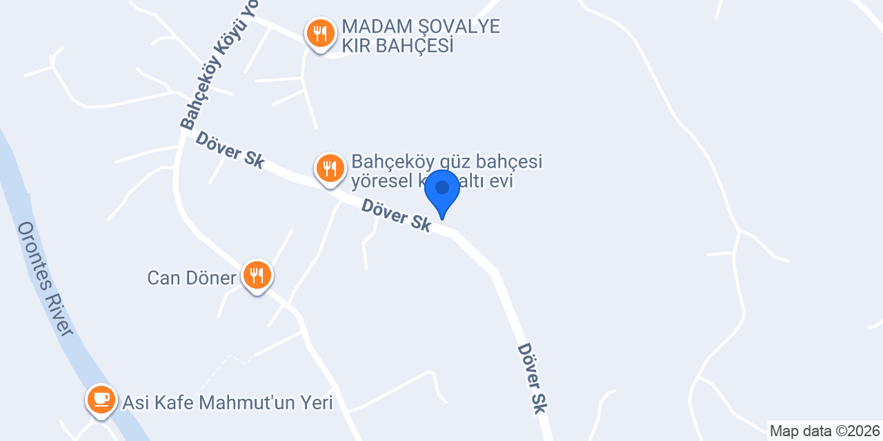Begonvil kahvalti ve kır bahçesi konumu