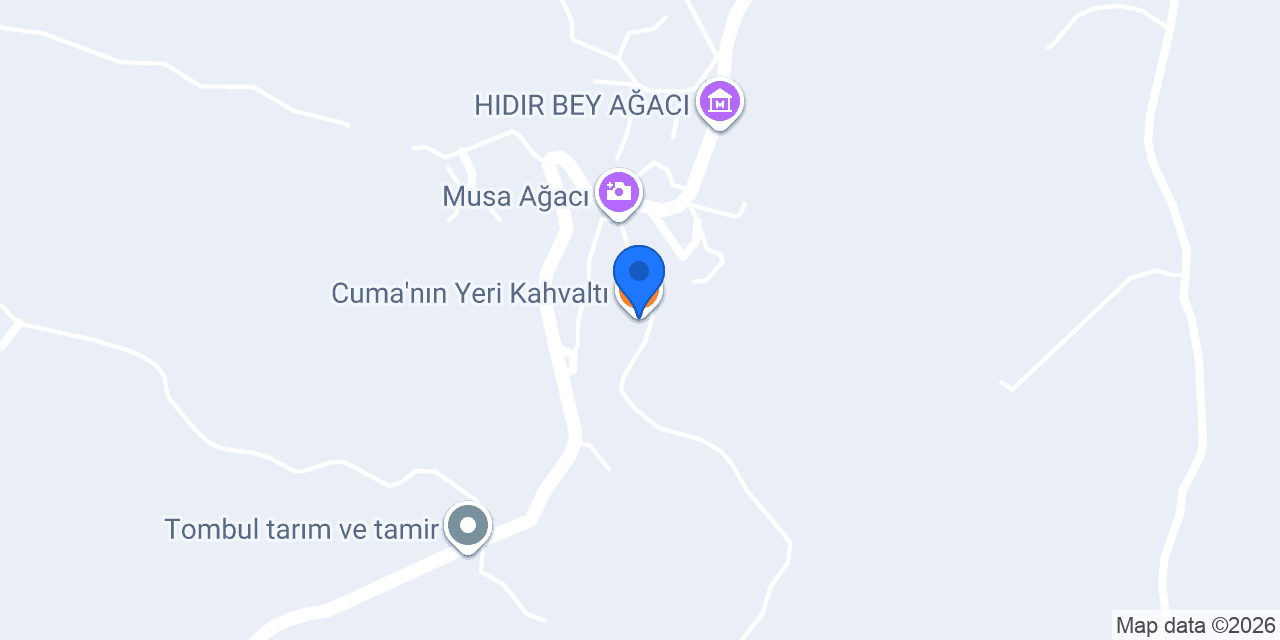 Cuma'nın Yeri Kahvaltı konumu