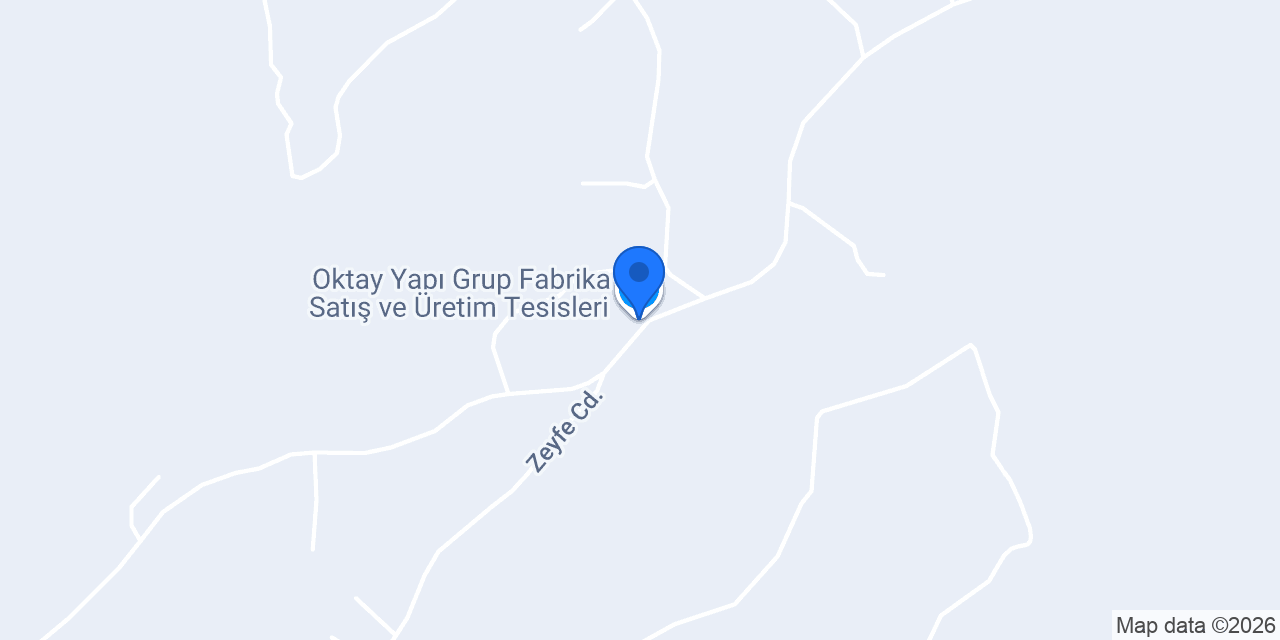 Oktay Yapı Grup Fabrika Satış ve Üretim Tesisleri konumu