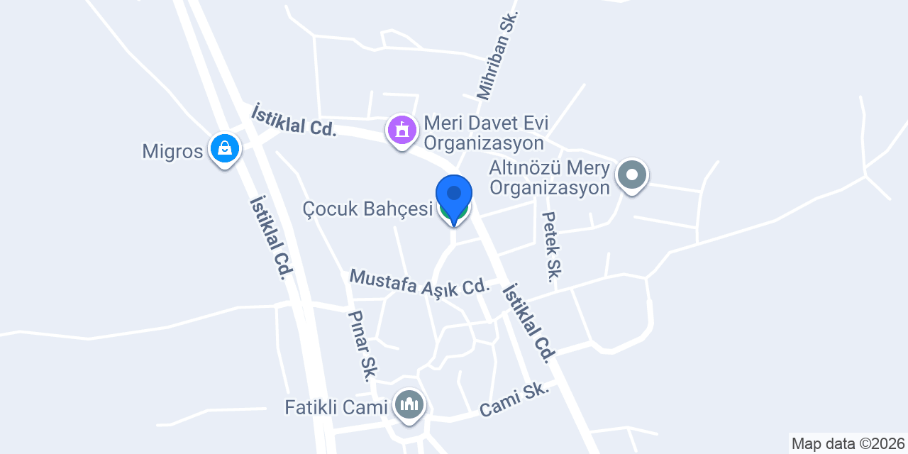 Çocuk Bahçesi konumu