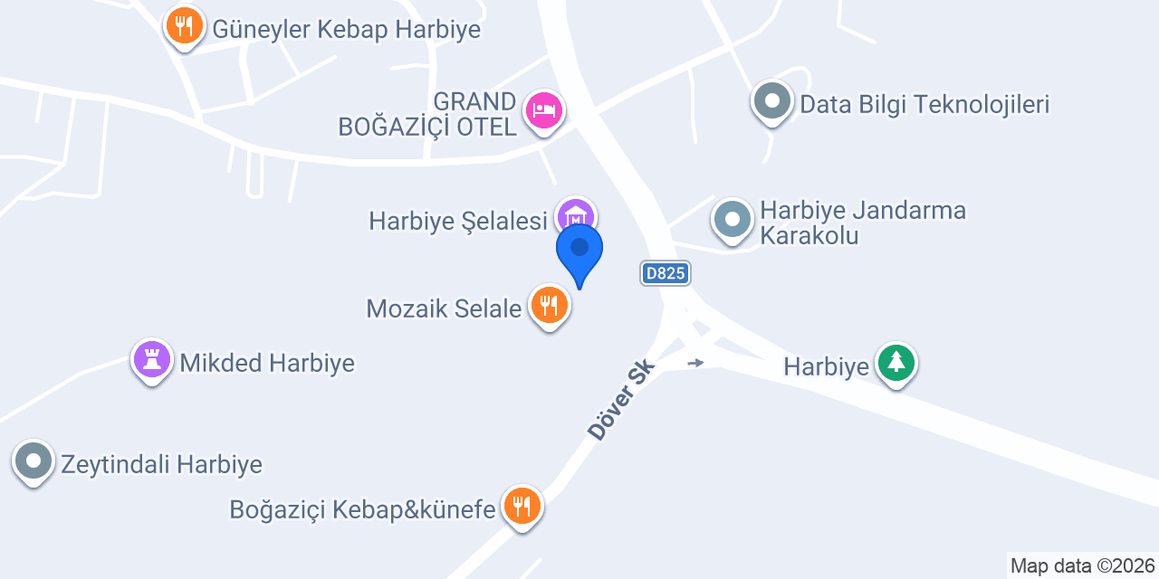 Havuzlu Şelale Restaurant konumu