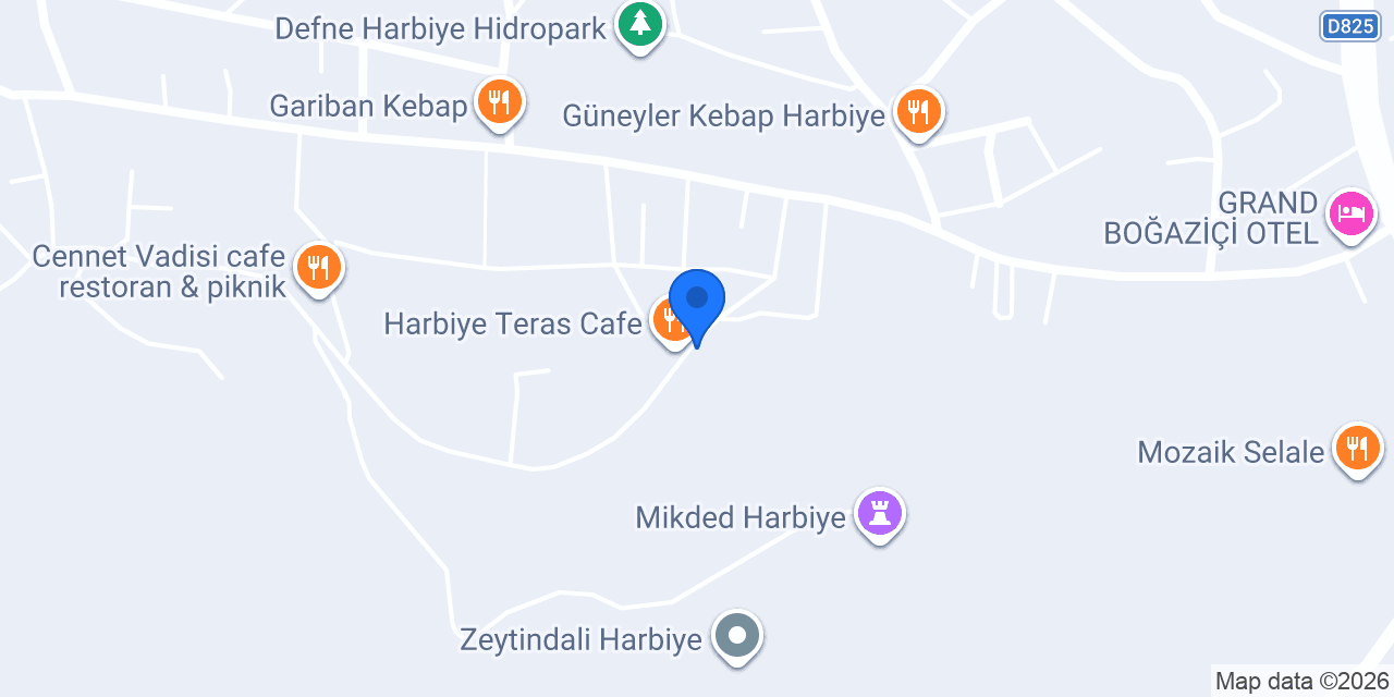 Nerissa Cafe ve Restoran konumu