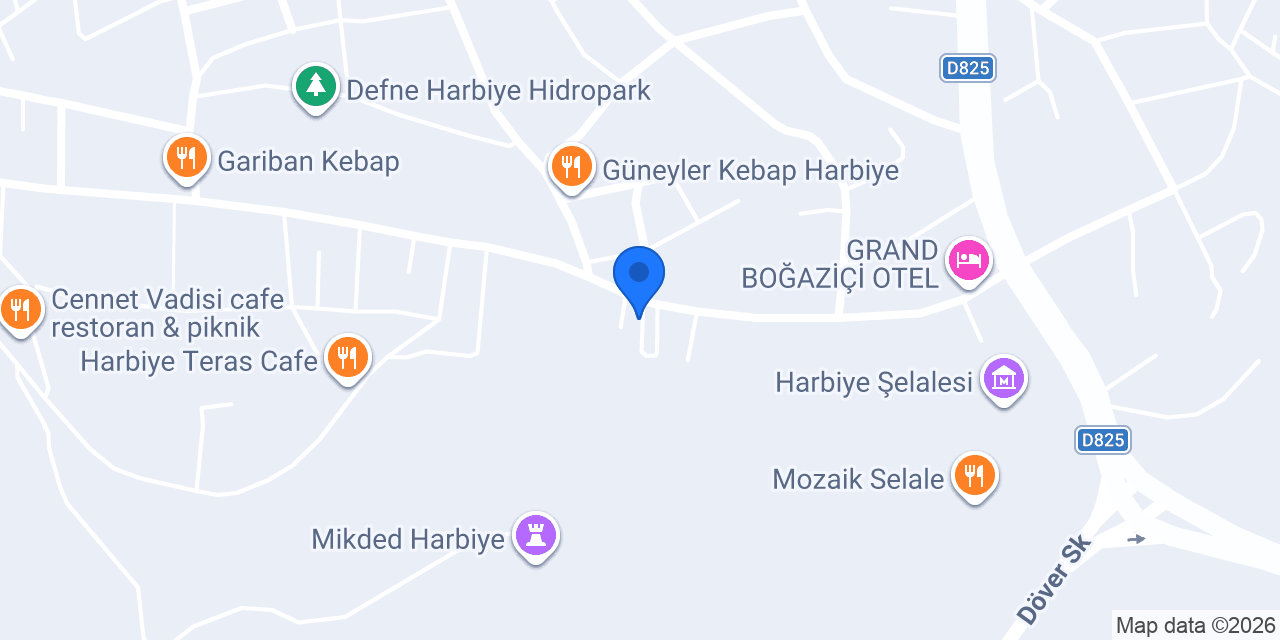 Ümit Apart Hotel Harbiye konumu