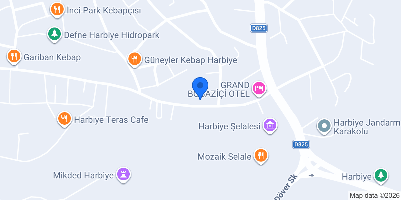 Tarbuş Otel konumu
