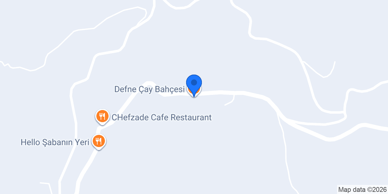 Defne Çay Bahçesi konumu