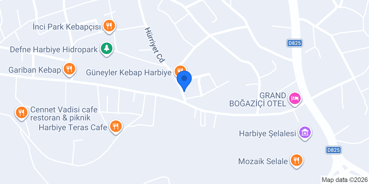 Ulaşın Yeri Harbiye Şube konumu