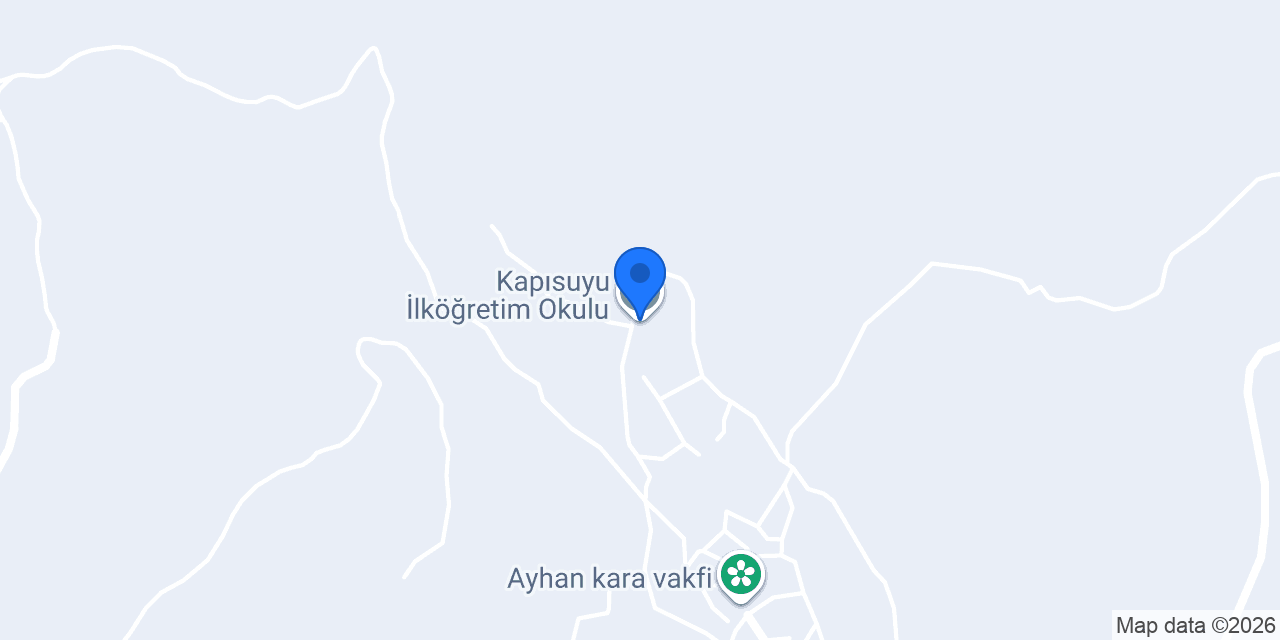 Kapısuyu İlköğretim Okulu konumu