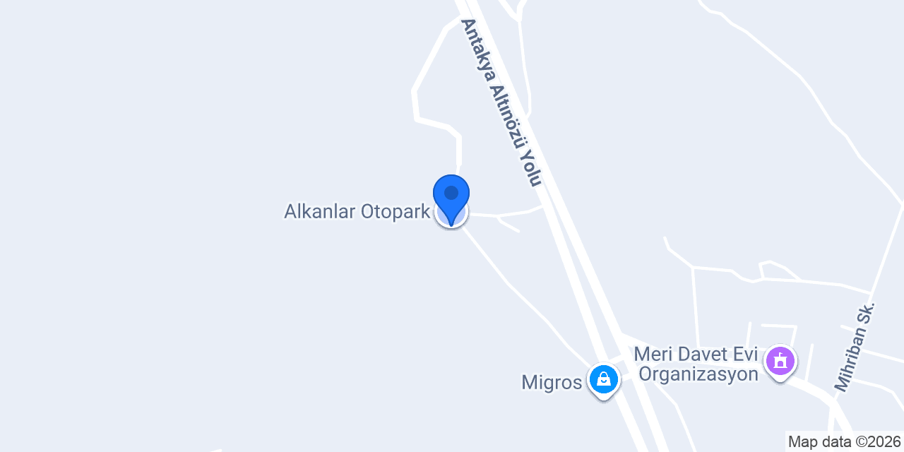 Alkanlar Otopark konumu