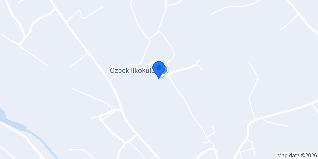 Özbek İlkokulu konumu