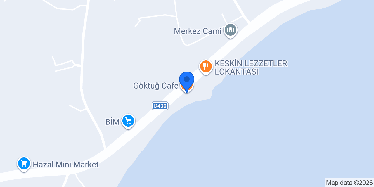 Göktuğ Cafe konumu