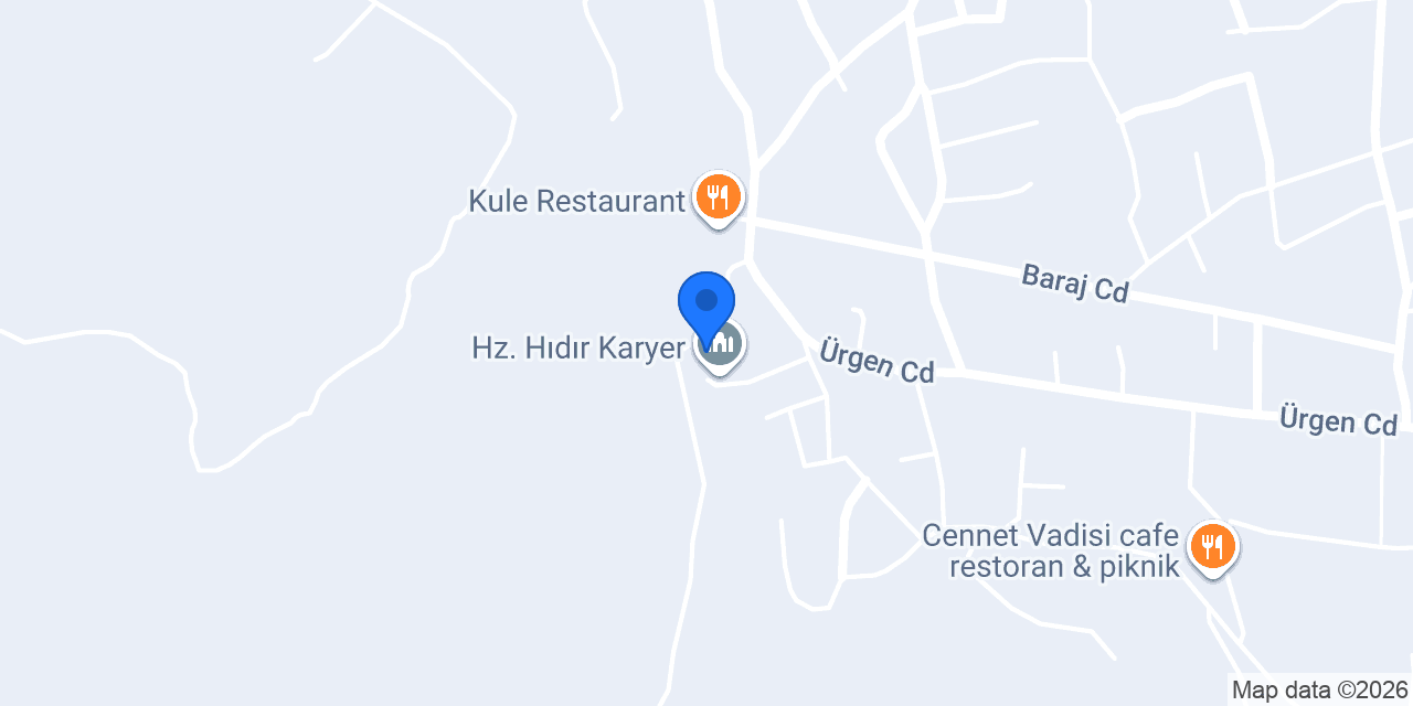 KarYer Aile piknik yeri ve Çay bahçesi konumu