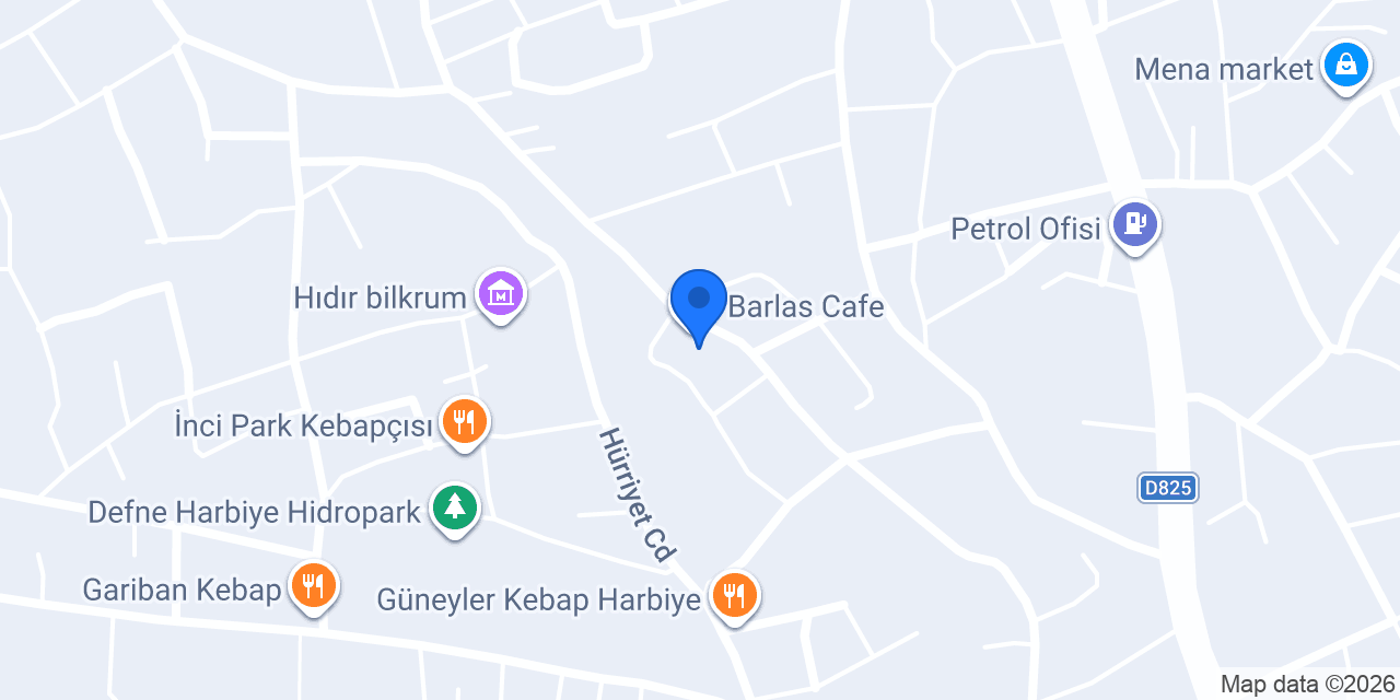 Barlas Cafe konumu