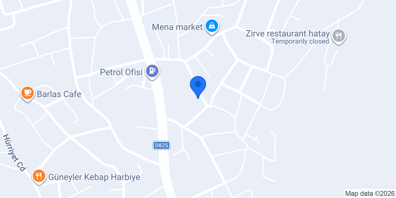 EMEK TOPTAN GIDA HATAY konumu