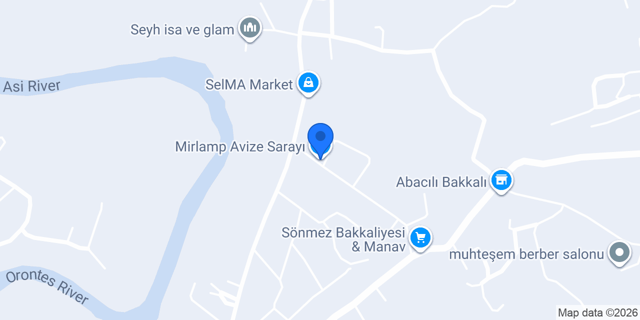 Mirlamp Avize Sarayı konumu