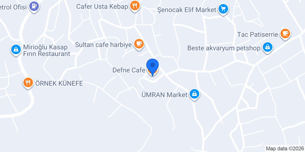 Defne Cafe konumu