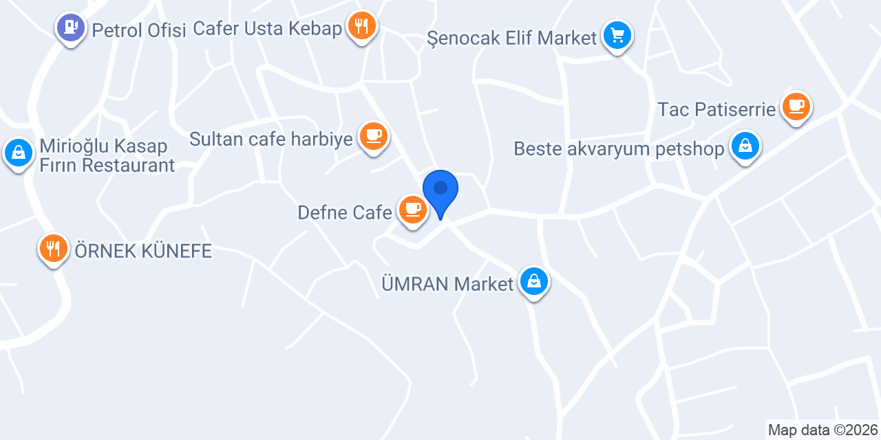 Defne Cafe Kasap ve Pişirim Salonu konumu