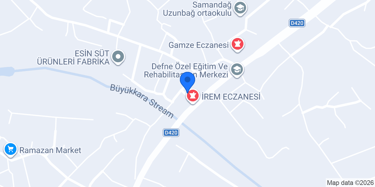 Gösteren Hırdavat konumu