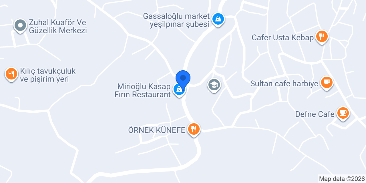 MİRİOĞLU SÜPERMARKET konumu
