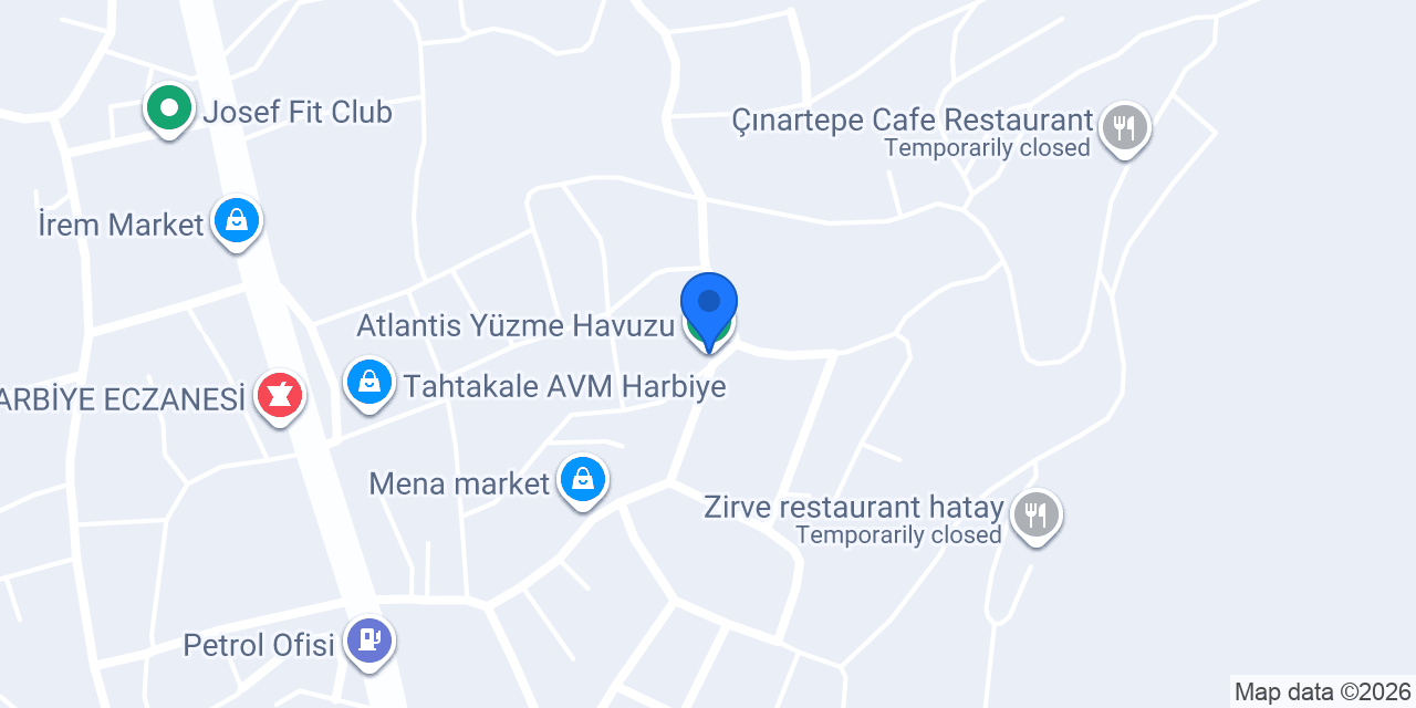 Atlantis Yüzme Havuzu konumu
