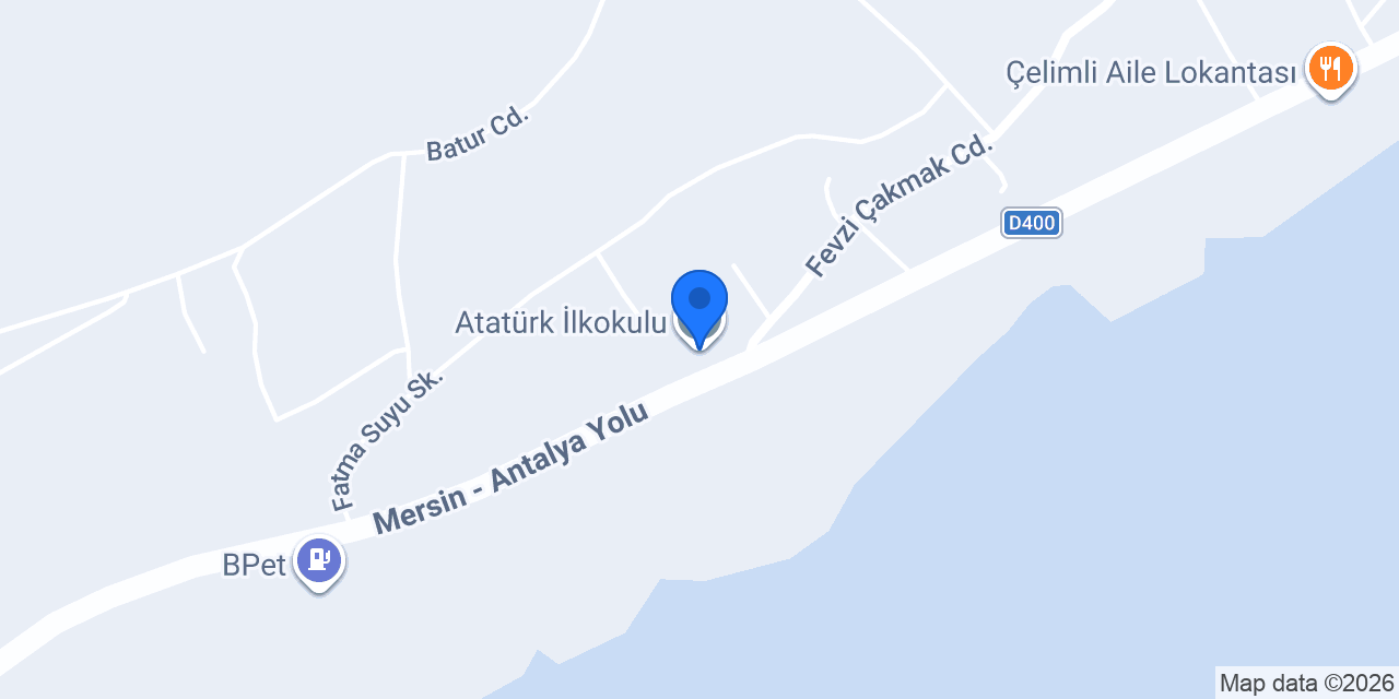 Atatürk İlkokulu konumu