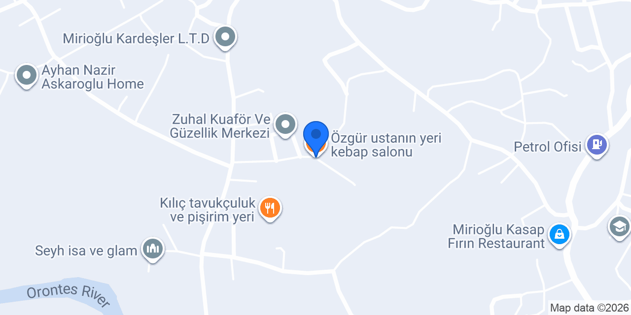 Özgür ustanın yeri kebap salonu konumu