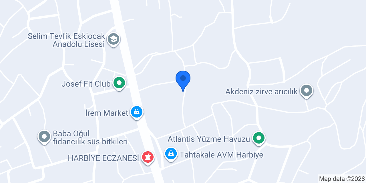 Hatay 8.Noterliği konumu