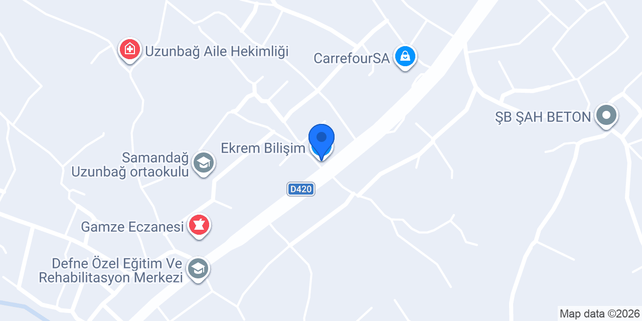Ekrem Bilişim konumu