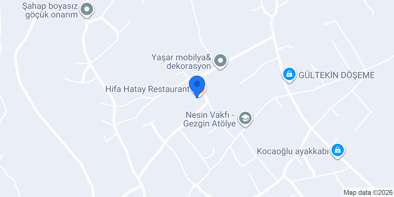 Hifa Hatay Restaurant konumu