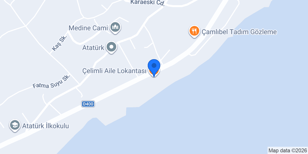 Çelimli Aile Lokantası konumu