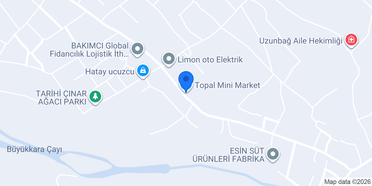 Topal Mini Market konumu