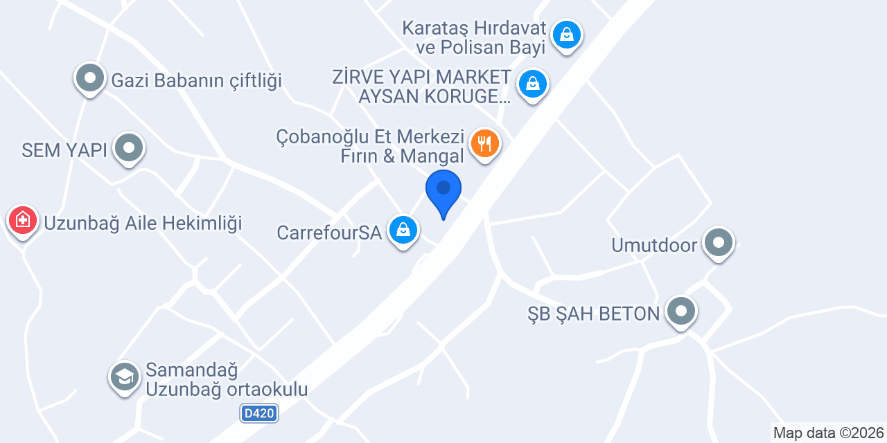 Kadayıfçı Cihan Usta - KCU uzunbağ konumu