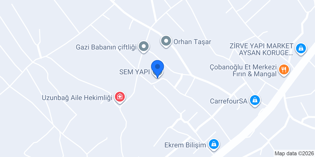 SEM YAPI konumu