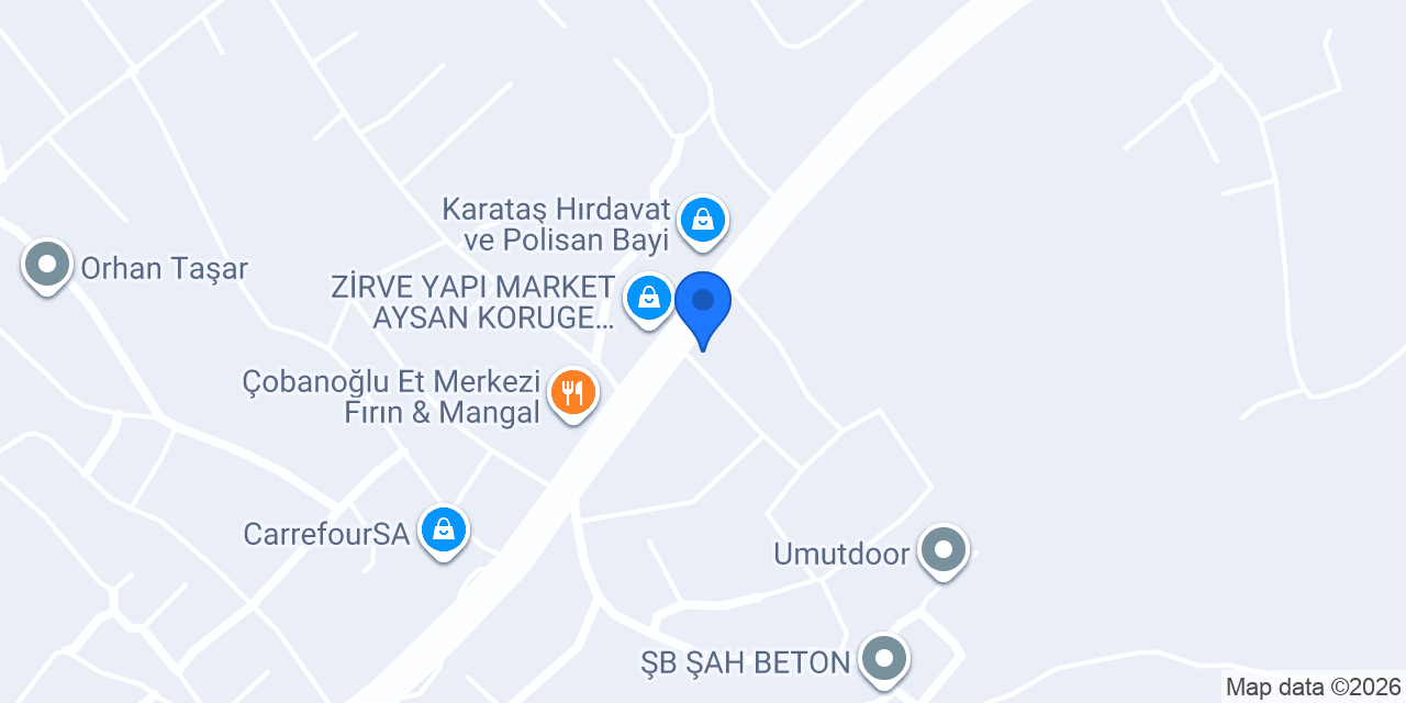 Samandağ Av Market konumu