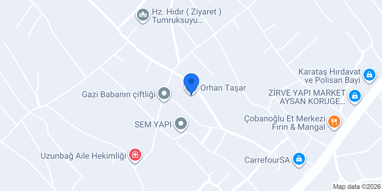 Orhan Taşar konumu