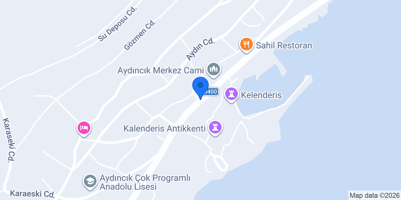 Aydıncık Noterliği konumu