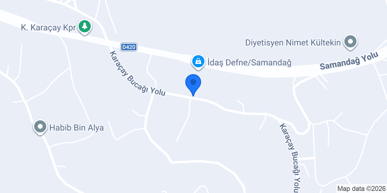 HATAY PROTEZ ORTEZ İMALAT VE UYGULAMA MERKEZİ konumu