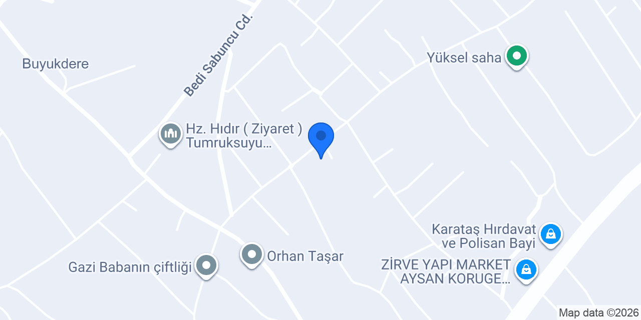 Diker Otomotiv hasar onarım servisi konumu