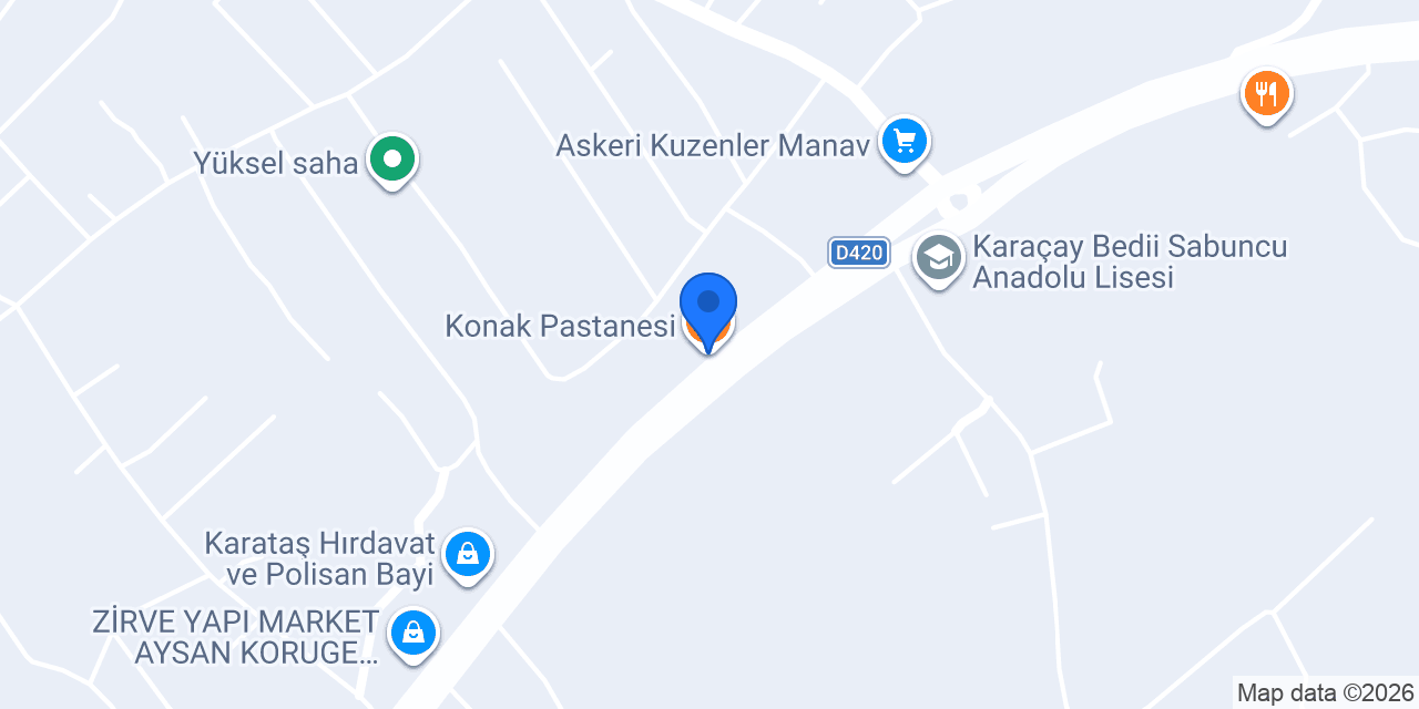 Konak Pastanesi konumu