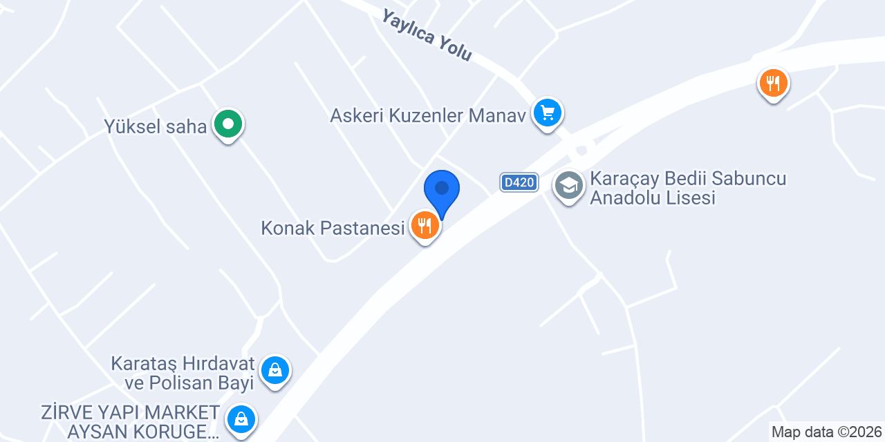 Giray Usta Döner Salonu konumu