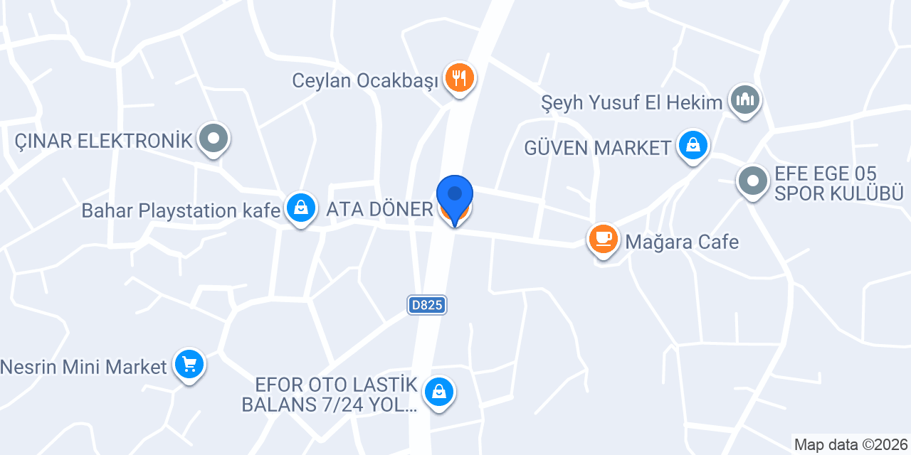 ATA DÖNER konumu