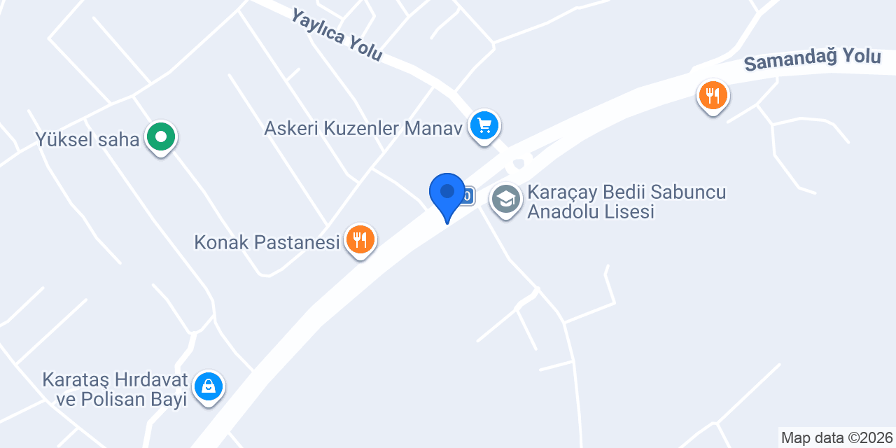 Kuaför Özons konumu