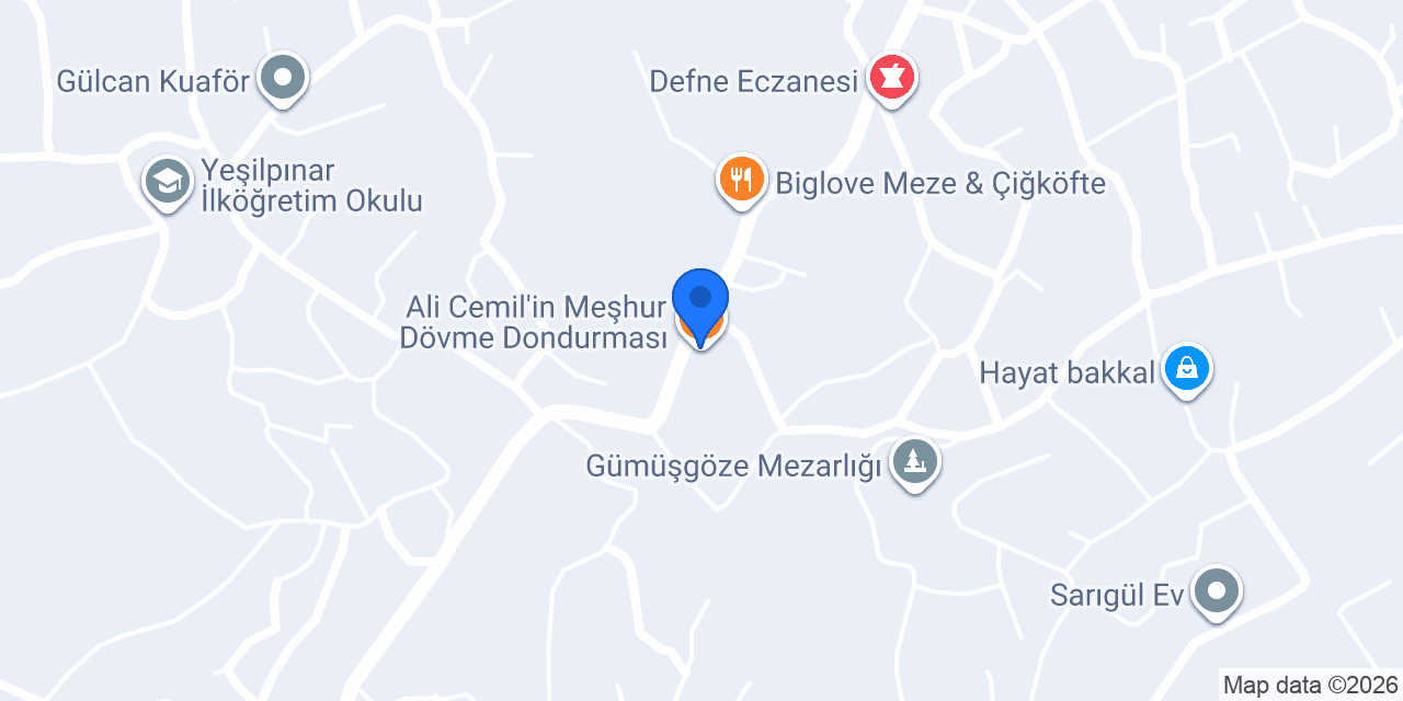 Ali Cemil'in Meşhur Dövme Dondurması konumu