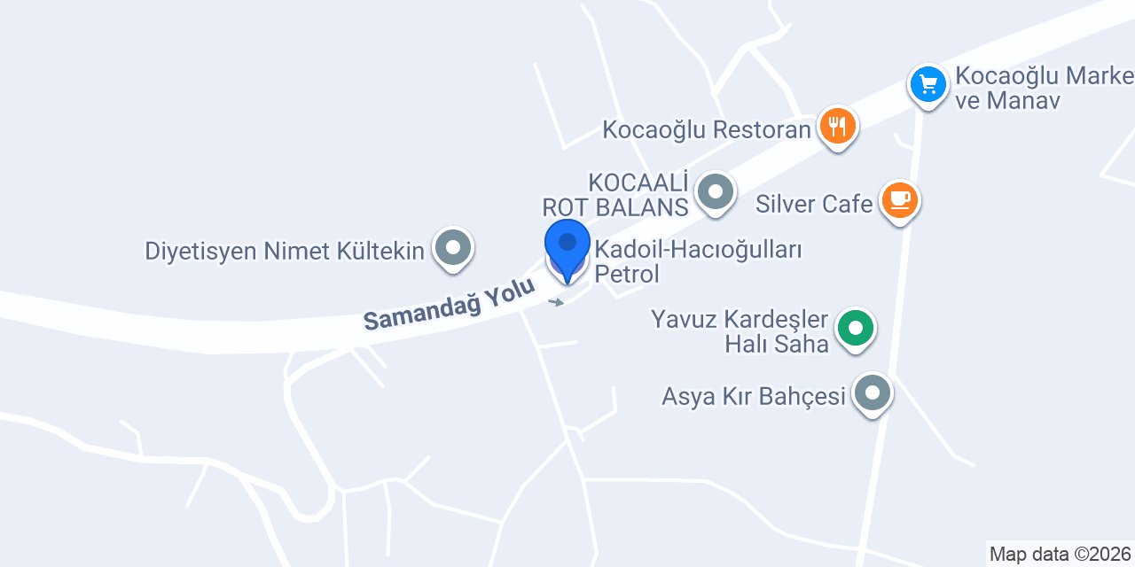 Kadoil-hacıoğulları Petrol konumu